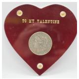 1904 MORGAN DOLLAR VF IN HEART CAPITOL CASE