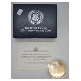 DISABLED VET PROOF SILVER DOLLAR W BOX PAPERS