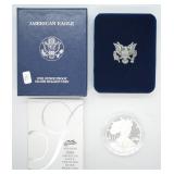 2006 PROOF SILVER EAGLE W BOX PAPERS
