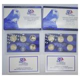 TWO PROOF QUARTER SETS 2004  2005