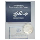 BALD EAGLE SILVER DOLLAR W BOX PAPERS
