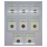 8 pcs. Wheat Pennies