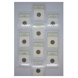 10 pcs. Wheat Pennies