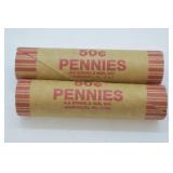 2 Rolls Mixed Pennies