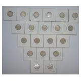 20 AU BUFFALO NICKELS