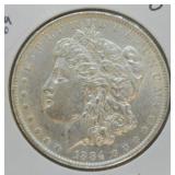 1884 O MORGAN DOLLAR  AU