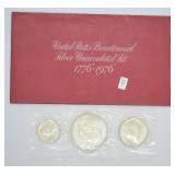 SILVER BICENTENNIAL MINT SET