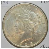1925 PEACE DOLLAR CHOICE BU
