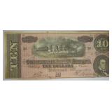 1864 10$ CONFEDERATE NOTE