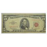5 DOLLAR RED SEAL STAR NOTE