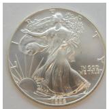 1992 SILVER EAGLE  GEM