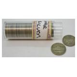 ROLL OF SILVER WARTIME NICKELS