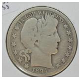 1894 S BARBER HALF DOLLAR  G