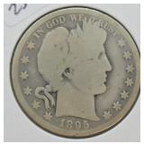 1895 O BARBER HALF DOLLAR G