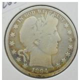 1894 BARBER HALF DOLLAR  G