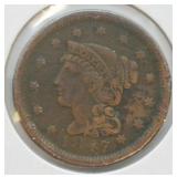 1847 LARGE CENT  VG