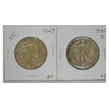 TWO WALKERS 1943 1944 D