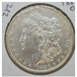 1880 O MORGAN DOLLAR  AU