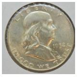 1952 D FRANKLIN HALF CHOICE BU FBL