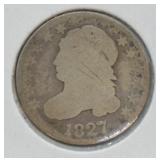 1827 BUST DIME  G