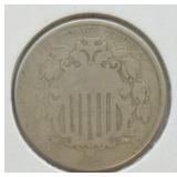 1866 SHIELD NICKEL   G