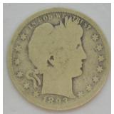 1893 O BARBER QUARTER G