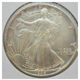 1992 SILVER EAGLE  GEM