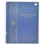 Complete Book of  1921 - 1935 Peace Dollar