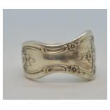 Rogers Silver Plate Spoon Ring