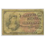 1863 Ten Cent Fractional Note
