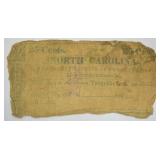 1862 North Carolina 25 Cent Fractional Note