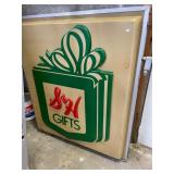 S and H Green Stamps Lighted Sign