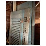 4 Antique Wooden Shutters
