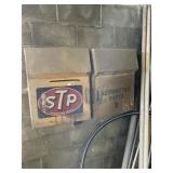 Vintage Advertising Parts Cabinet