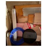 Assorted Foam Boards and Pipe