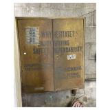 Advertising Parts Cabinet