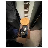 Hats, Scuba Gear, Tents, and Stool