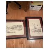 Pair Of signed and Numbered Prints