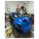 2014 Blue Chevrolet Corvette Stingray