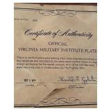 Sterling Silver VMI Plate