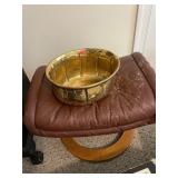 Brass Pot and Foot Stool