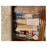 Assorted Skewers and kitchen Supplies