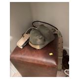 Stool, Hangers, and Gun Belt Holster