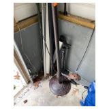 Floor Lamp, Umbrella Etc Lot