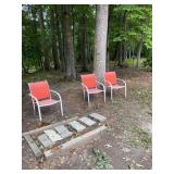 3 Outdoor Chairs