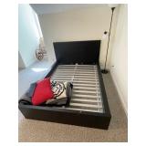 Full Double Bed Frame with Linens