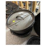 2 Lodge Cast Iron Dutch Ovens