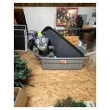 Assorted Decorations in Tub