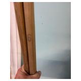 Pair of Vintage Wooden Canada Hockey Sticks