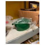 Iron Stove Pot Green